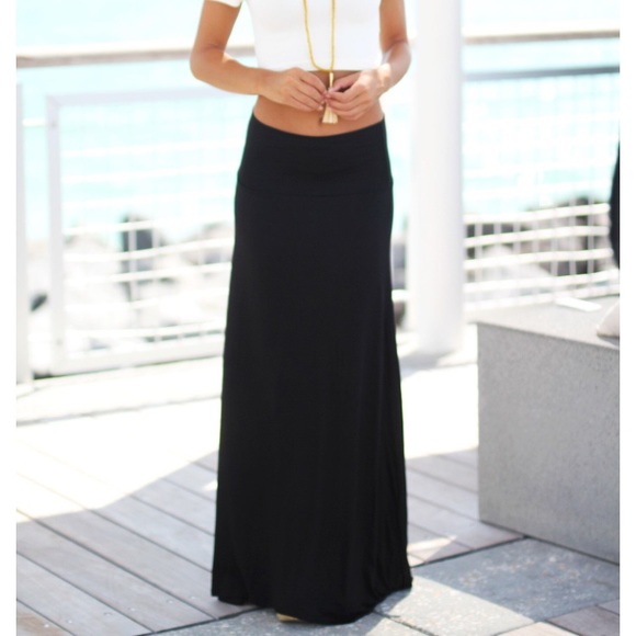 AB Studio Dresses & Skirts - Black Maxi Skirt